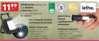 Biedronka Brelok z latarka led Lethe oferta