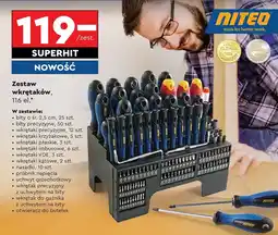 Biedronka Zestaw wkrętaków Niteo Tools oferta