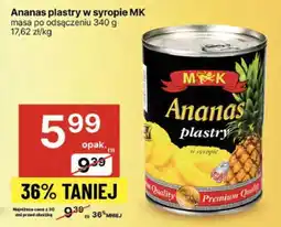 Delikatesy Centrum Ananas plastry w syropie MK oferta