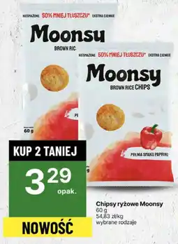 Delikatesy Centrum Chipsy ryżowe Moonsy oferta