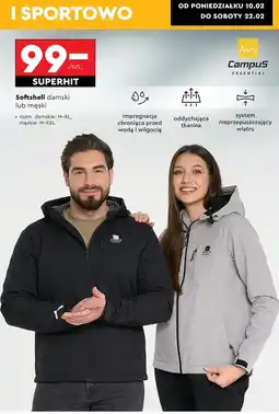 Biedronka Softshell damski Campus oferta