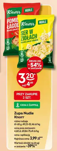 Żabka Zupa Nudle Knorr oferta