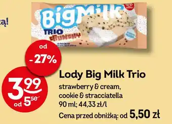 Żabka Lody Big Milk Trio oferta