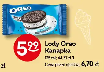 Żabka Lody Oreo Kanapka oferta