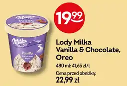 Żabka Lody Milka Vanilla & Chocolate, Oreo oferta