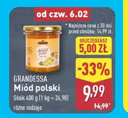 ALDI GRANDESSA Miód polski oferta