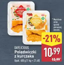 ALDI DAYLICIOUS Polędwiczki z kurczaka oferta