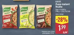 ALDI KNORR Zupa instant Nudle oferta