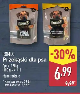 ALDI ROMEO Przekąski dla psa oferta