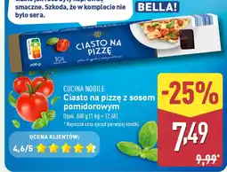 ALDI CUCINA NOBILE Ciasto na pizzę z sosem pomidorowym oferta