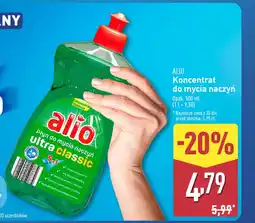 ALDI ALIO Koncentrat do mycia naczyń oferta