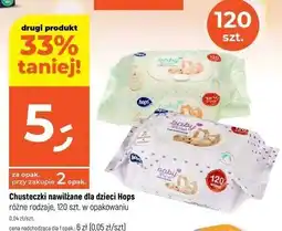 Dealz Chusteczki nawilżane różowe Hops Baby Pure oferta