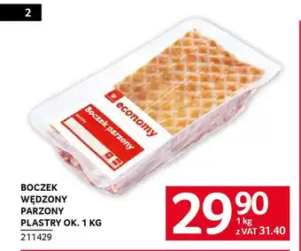 Selgros Boczek wędzony parzony plastry oferta