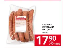 Selgros Kiełbasa zwyczajna oferta