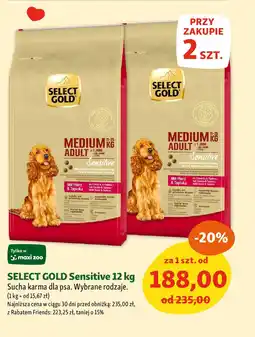 Maxi Zoo SELECT GOLD Sensitive Sucha karma dla psa oferta