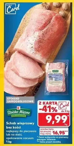 Kaufland Schab wieprzowy bez kości Stoisko mięsne oferta