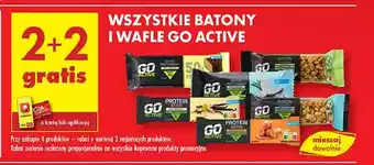 Biedronka Baton wysokobiałkowy kokosowy Go Active oferta