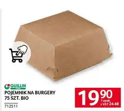 Selgros Pojemnik na burgery bio oferta