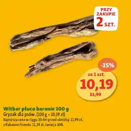 Maxi Zoo Witbar płuco baranie Gryzak dla psów oferta