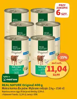 Maxi Zoo REAL NATURE Original Mokra karma dla psów oferta