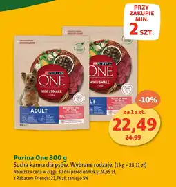 Maxi Zoo Purina One Sucha karma dla psów oferta