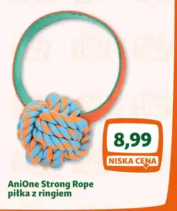 Maxi Zoo AniOne Strong Rope piłka z ringiem oferta