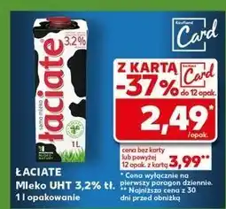 Kaufland Mleko 3.2% Łaciate oferta