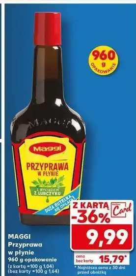 Kaufland Przyprawa w płynie Maggi oferta