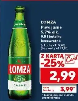 Kaufland Piwo Łomża Jasne (Dawniej Export) oferta