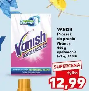 Kaufland Proszek pranie firanek Vanish oferta