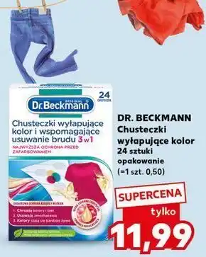 Kaufland Chusteczki wyłapujące kolor i wspomagające usuwanie brudu Dr. Beckmann oferta