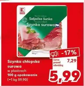 Kaufland Szynka chłopska K-Classic oferta