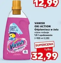 Kaufland Odplamiacz w żelu pink Vanish Oxi Action oferta