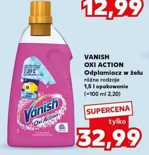 Kaufland Odplamiacz w żelu pink Vanish Oxi Action oferta