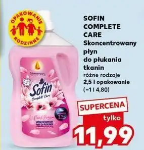 Kaufland Płyn do płukania pink passion Sofin Complete Care oferta