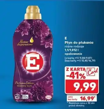 Kaufland Płyn do płukania perfume deluxe modowy szyk E Nectar Inspirations oferta