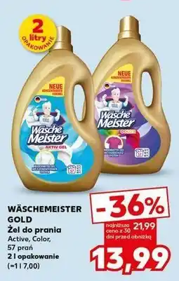 Kaufland Żel do prania color Wasche Meister oferta