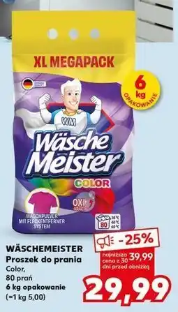 Kaufland Proszek do prania color Wasche Meister oferta