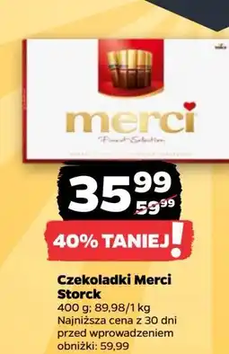 Netto Bombonierka czerwona Storck Merci oferta