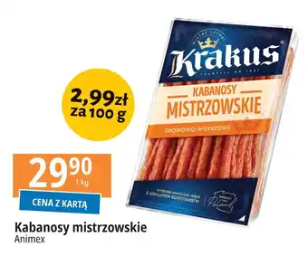 E.Leclerc Kabanosy mistrzowskie Krakus Animex oferta