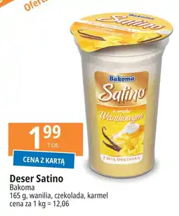 E.Leclerc Deser karmelowy z bitą śmietaną Bakoma Satino oferta