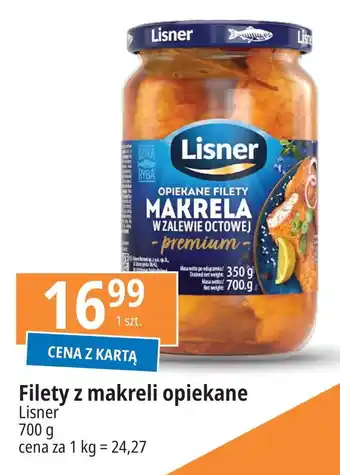 E.Leclerc Makrela opiekana w zalewie octowej Lisner oferta