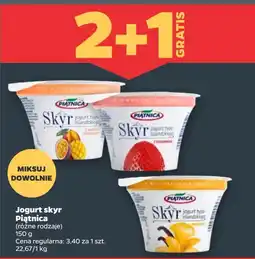 Netto Jogurt typu islandzkiego z mango i marakują Piątnica Skyr oferta