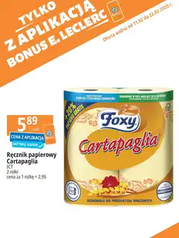 E.Leclerc Ręcznik kuchenny Foxy Cartapaglia oferta