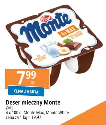 E.Leclerc Deser śmietankowy Zott Monte White oferta