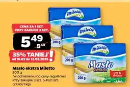 Netto Masło ekstra Miletto oferta