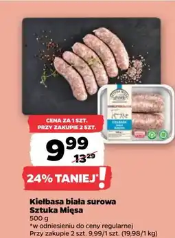 Netto Kiełbasa biała surowa Sztuka Mięsa Netto oferta