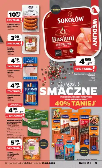 Netto Szynka basiuni Sokołów oferta