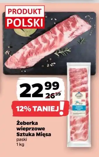 Netto Żęberka wieprzowe Sztuka Mięsa Netto oferta