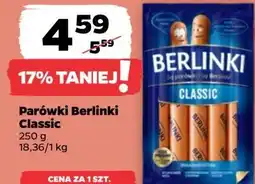 Netto Parówki classic Morliny Berlinki oferta